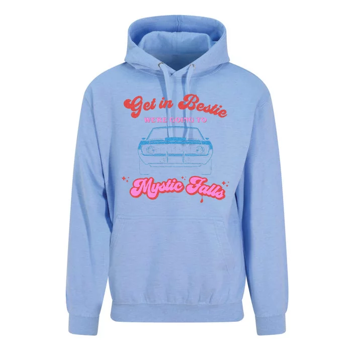 Get In Bestie Were Going To Mystic Falls Virginia Vervain Unisex Surf Hoodie