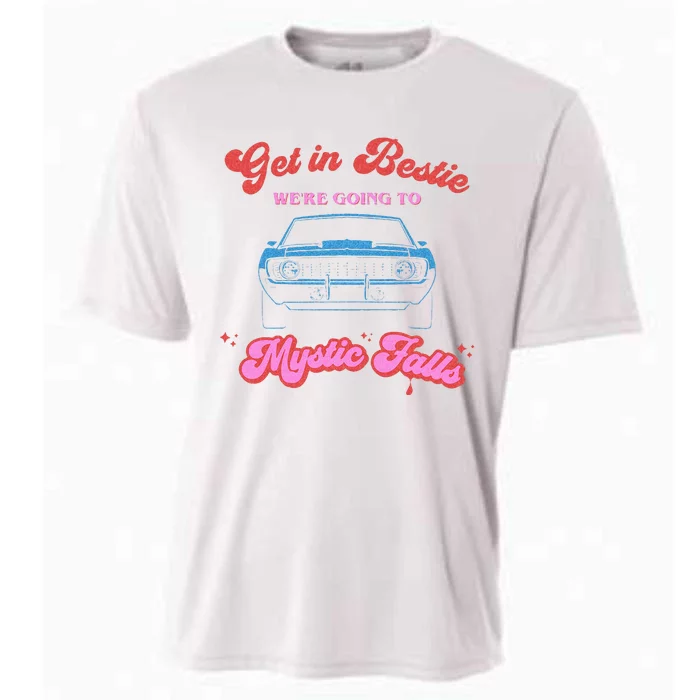 Get In Bestie Were Going To Mystic Falls Virginia Vervain Cooling Performance Crew T-Shirt