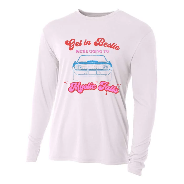 Get In Bestie Were Going To Mystic Falls Virginia Vervain Cooling Performance Long Sleeve Crew