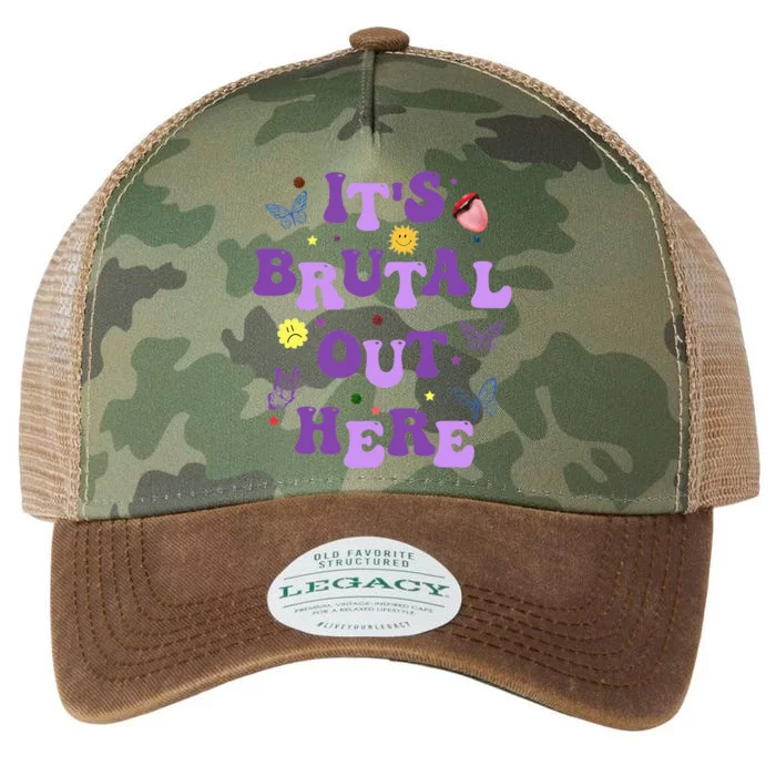 God ItS Brutal Out Here Music Lover Legacy Tie Dye Trucker Hat