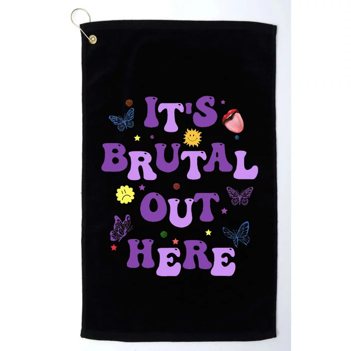 God ItS Brutal Out Here Music Lover Platinum Collection Golf Towel