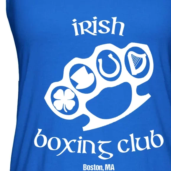 Great Irish Boxing Club Boston Fighting Pub St Patrick Gift Ladies Essential Flowy Tank