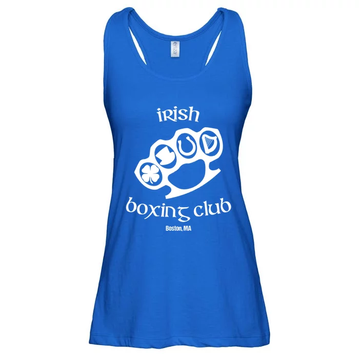 Great Irish Boxing Club Boston Fighting Pub St Patrick Gift Ladies Essential Flowy Tank