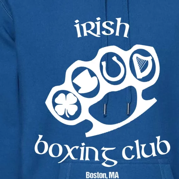 Great Irish Boxing Club Boston Fighting Pub St Patrick Gift Premium Hoodie