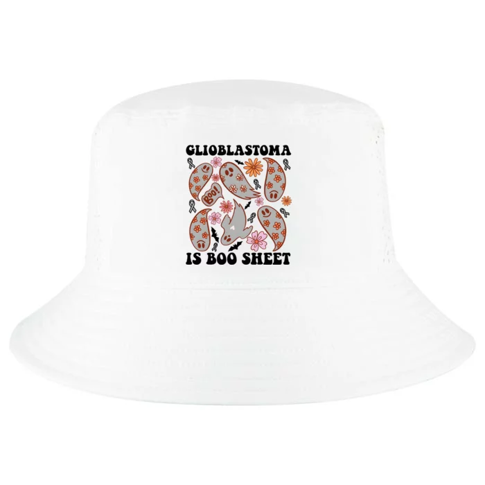 Glioblastoma Is Boo Sheet Brain Cancer Warrior Cool Comfort Performance Bucket Hat