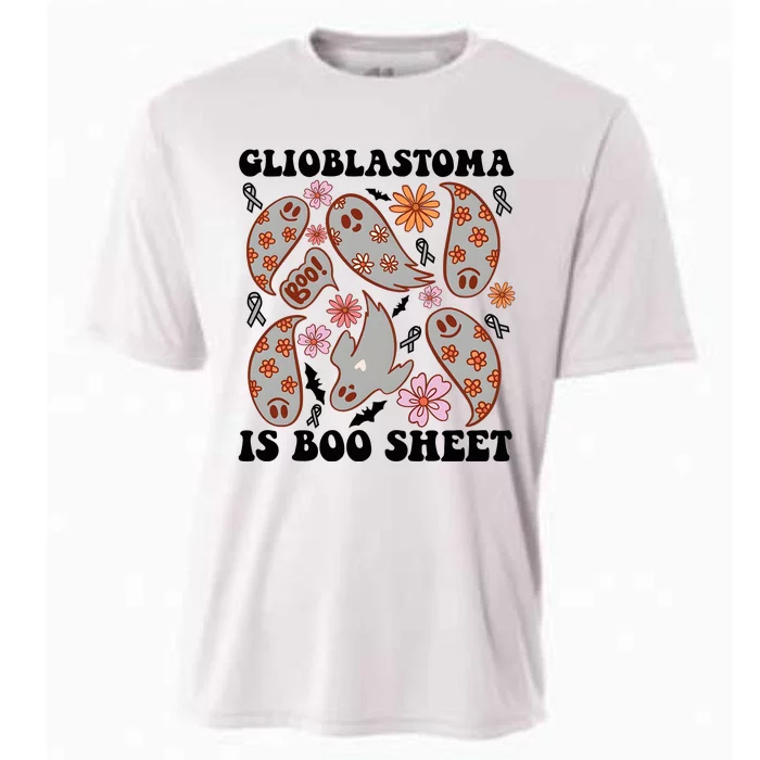 Glioblastoma Is Boo Sheet Brain Cancer Warrior Cooling Performance Crew T-Shirt