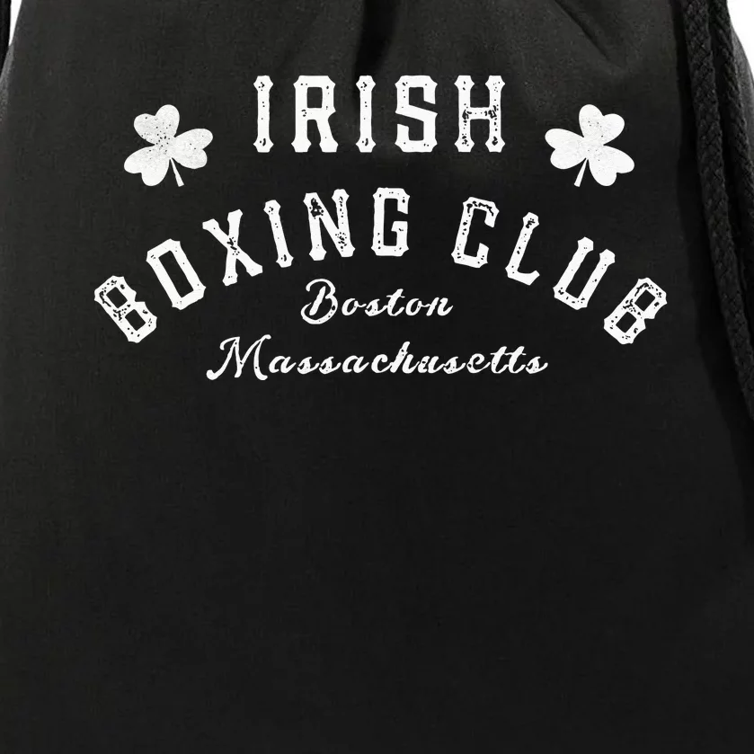 Great Irish Boxing Men Club Boston Fighting Pub Drawstring Bag