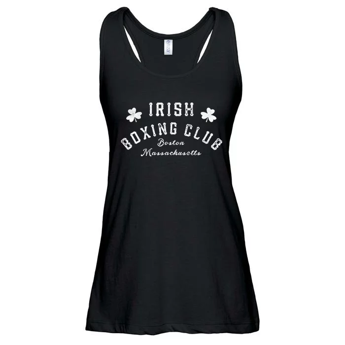 Great Irish Boxing Men Club Boston Fighting Pub Ladies Essential Flowy Tank