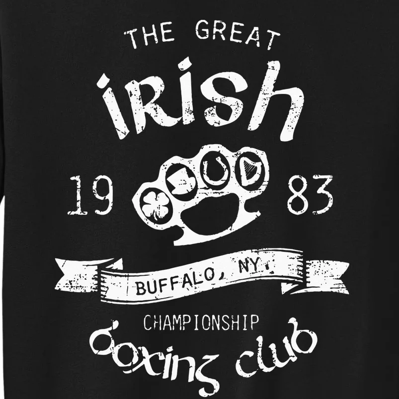 Great Irish Buffalo St. Patricks Boxing Club Fighting Pub Sweatshirt