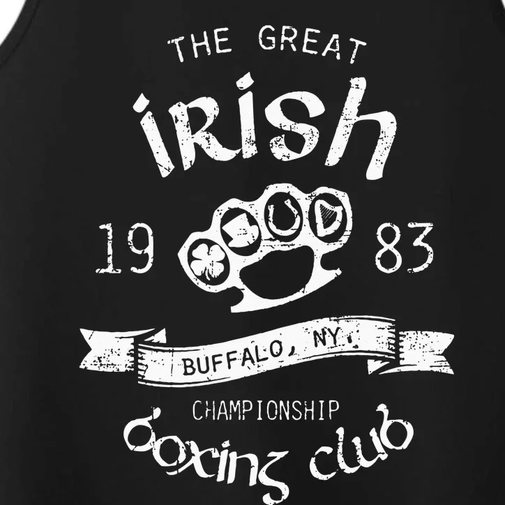 Great Irish Buffalo St. Patricks Boxing Club Fighting Pub Performance Tank