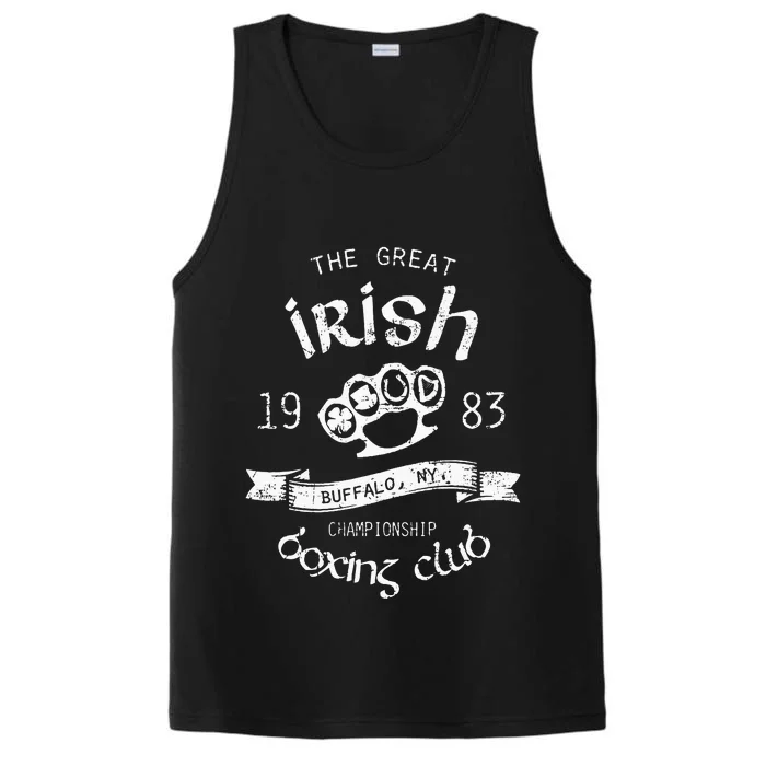 Great Irish Buffalo St. Patricks Boxing Club Fighting Pub Performance Tank