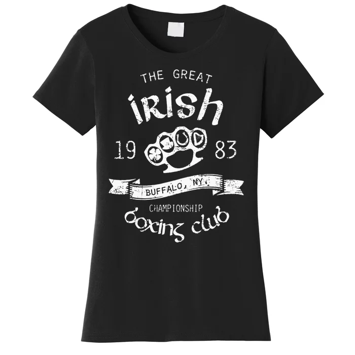 Great Irish Buffalo St. Patricks Boxing Club Fighting Pub Women's T-Shirt