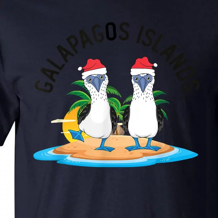 Galapagos Islands Blue Footed Booby Bird Christmas Tall T-Shirt