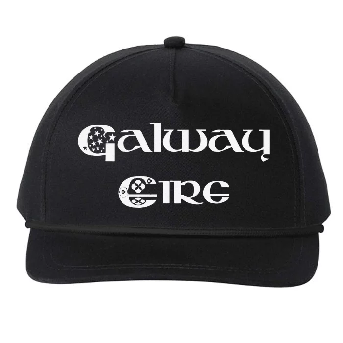 Galway Ireland County Galway Ireland Eire Snapback Five-Panel Rope Hat