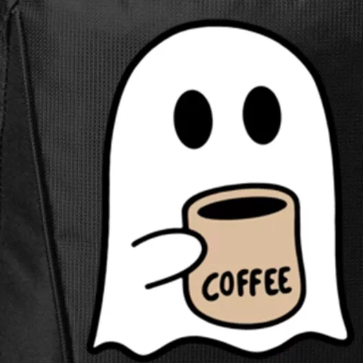 Ghost Ing Coffee Funny Halloween Costume Coffee Lover Cool Gift City Backpack