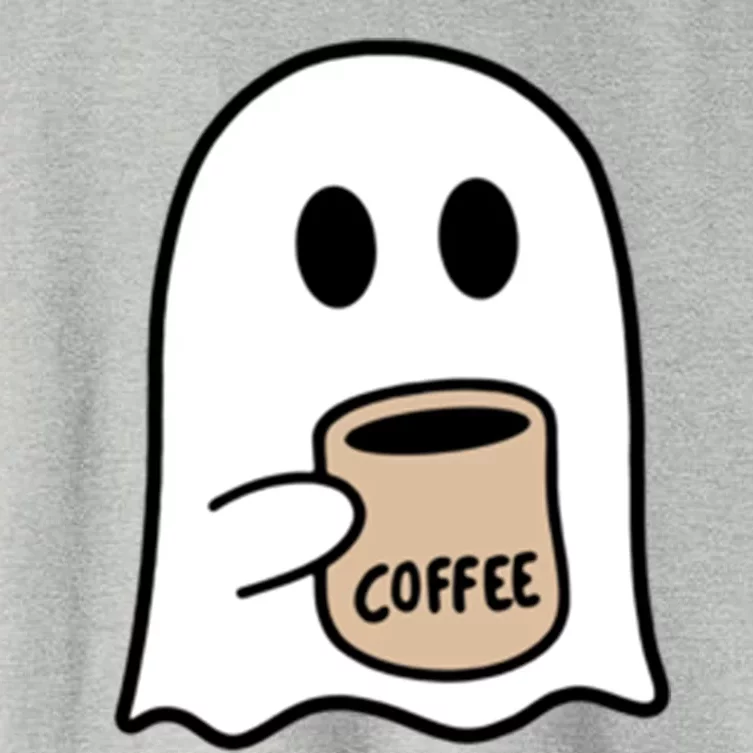 Ghost Ing Coffee Funny Halloween Costume Coffee Lover Cool Gift Women's Crop Top Tee