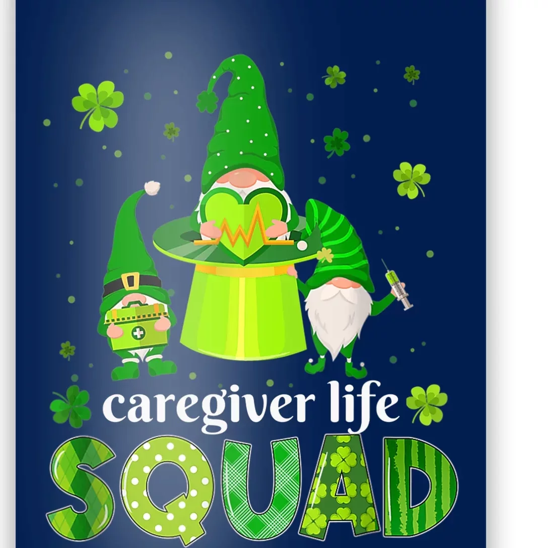 Gnomies Irish Caregiver Squad Nursing St Patrick's Day Poster