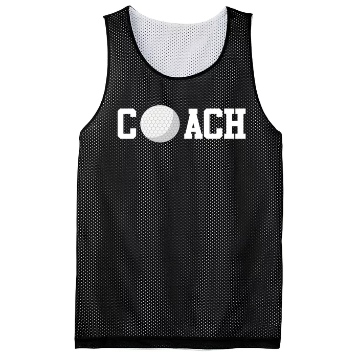 Golf Instructor Coach Golfer Golf Ball Gift Golf Course Mesh Reversible Basketball Jersey Tank