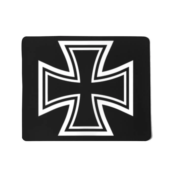 German Iron Cross Front & Back Print Mousepad