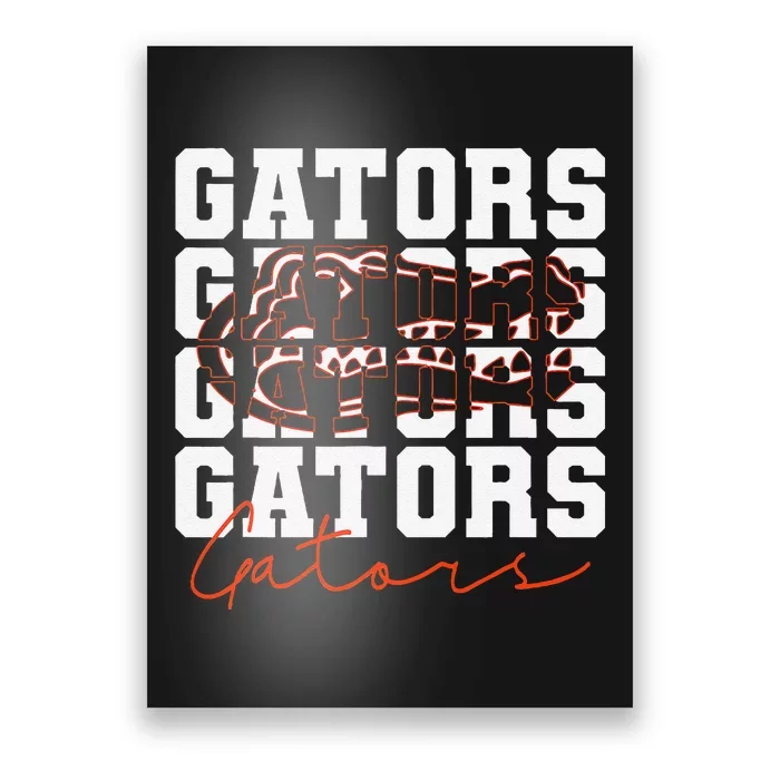 Gators Inspirational Design Gift Poster