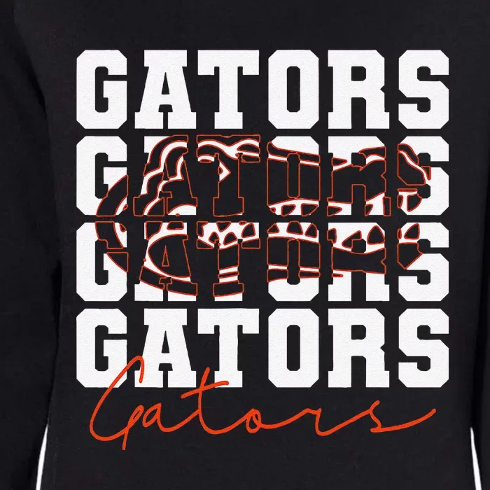 Gators Inspirational Design Gift Womens California Wash Sweatshirt