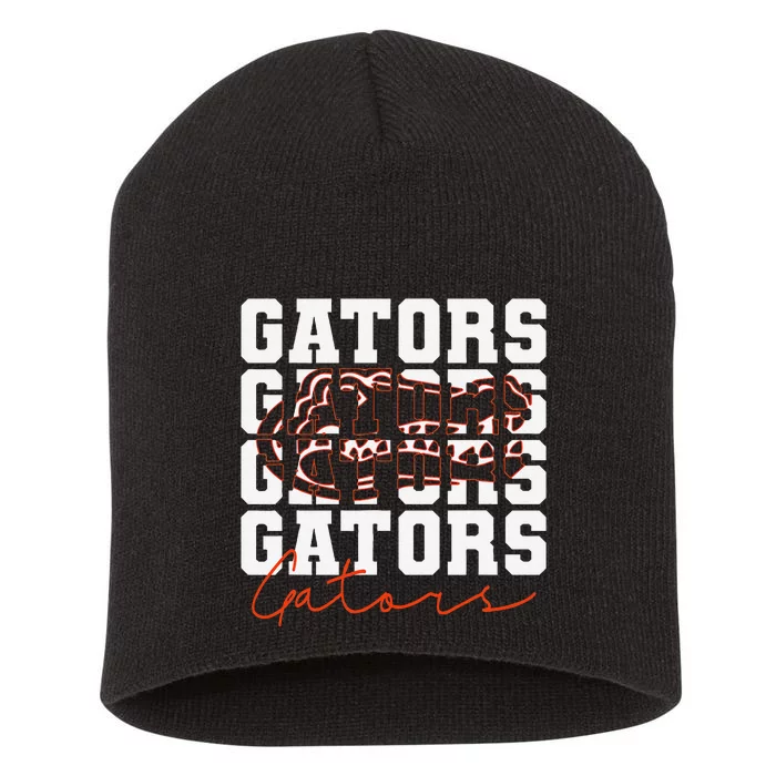 Gators Inspirational Design Gift Short Acrylic Beanie