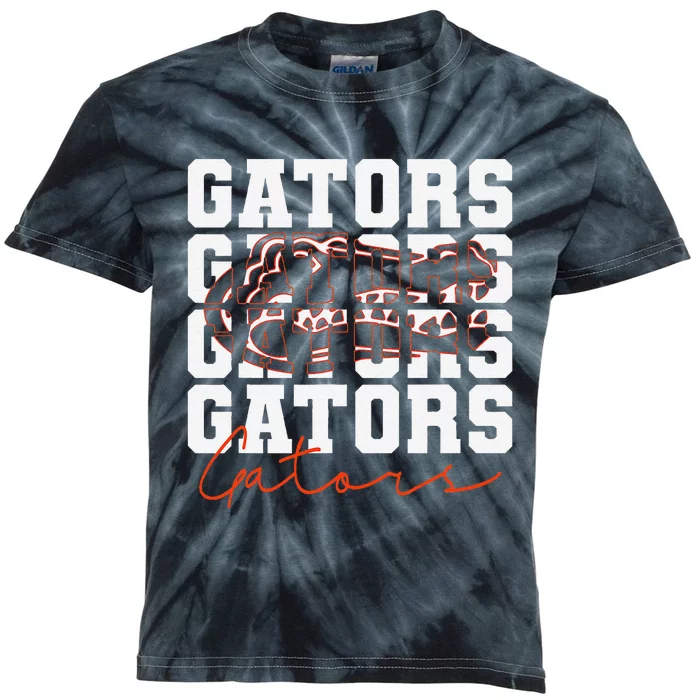 Gators Inspirational Design Gift Kids Tie-Dye T-Shirt