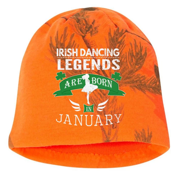 Girl Irish Dancing Gift, Legends Born in January Kati - Camo Knit Beanie