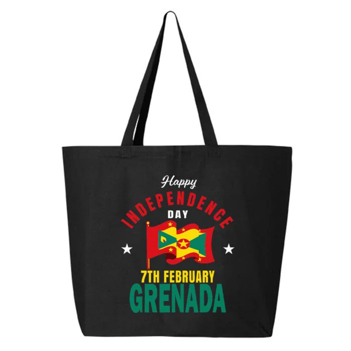 Grenada Independence Day Grenadian Grenada Flag Heart 25L Jumbo Tote