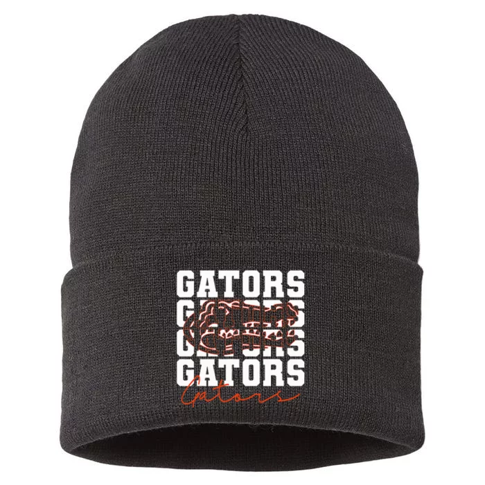 Gators Inspirational Design Gift Sustainable Knit Beanie