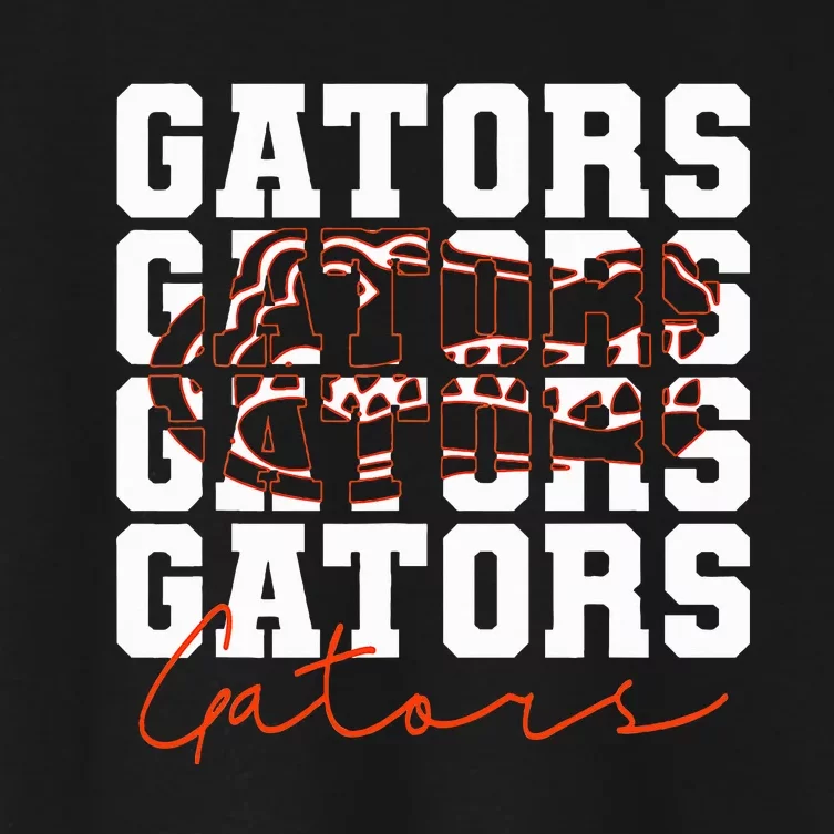 Gators Inspirational Design Gift Women's Crop Top Tee