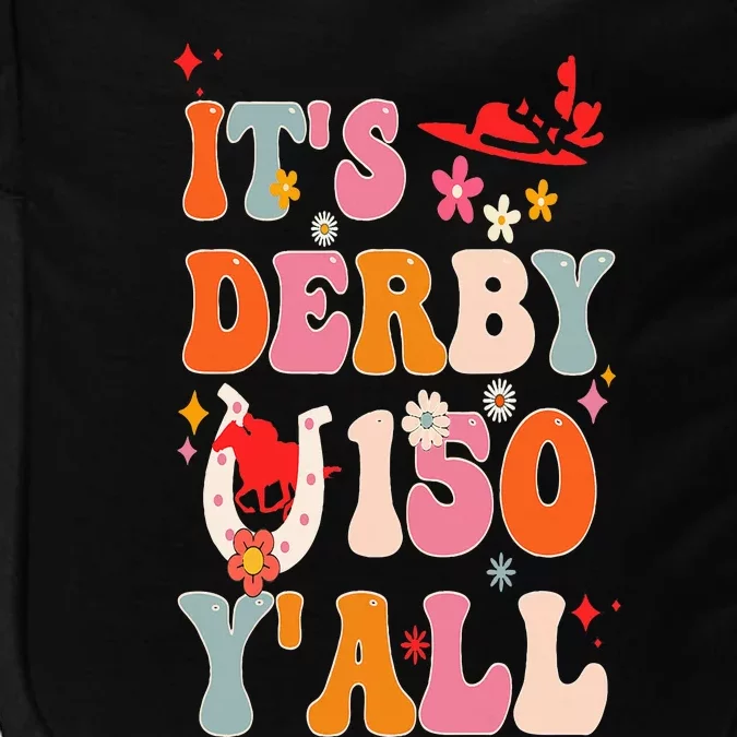 Groovy ItS Derby 150 Yall Horse Racing Ky Derby 2024 Impact Tech Backpack