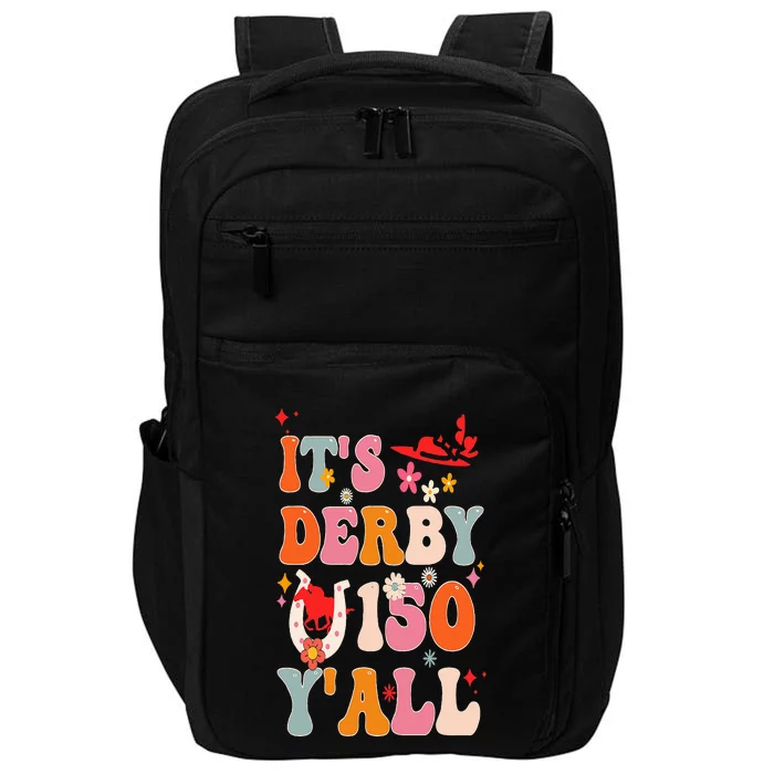 Groovy ItS Derby 150 Yall Horse Racing Ky Derby 2024 Impact Tech Backpack