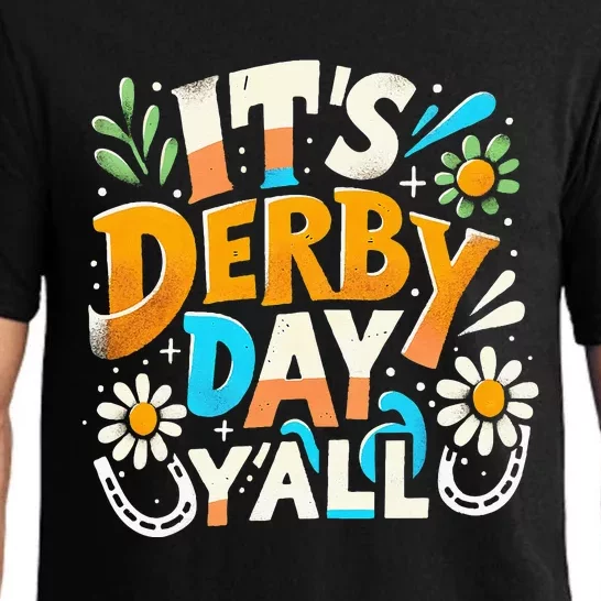 Groovy ItS Derby 150 Yall 150th Horse Racing Derby Day Pajama Set