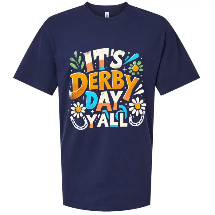 Groovy ItS Derby 150 Yall 150th Horse Racing Derby Day Sueded Cloud Jersey T-Shirt