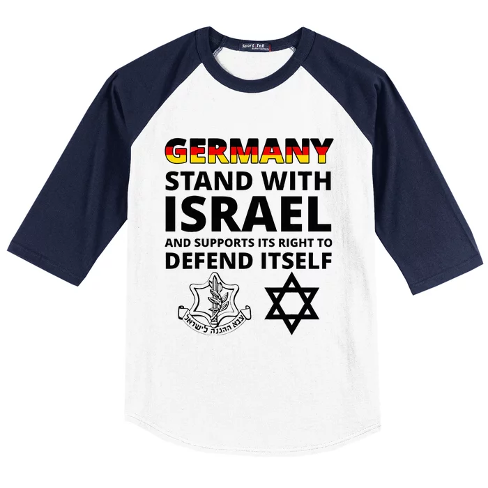 Germany Israel Deutsch with IDF Army Zava Zahal Shalom Tzhal Baseball Sleeve Shirt