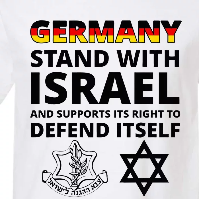 Germany Israel Deutsch with IDF Army Zava Zahal Shalom Tzhal Garment-Dyed Heavyweight T-Shirt