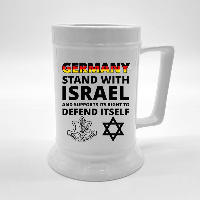 Germany Israel Deutsch with IDF Army Zava Zahal Shalom Tzhal Front & Back Beer Stein