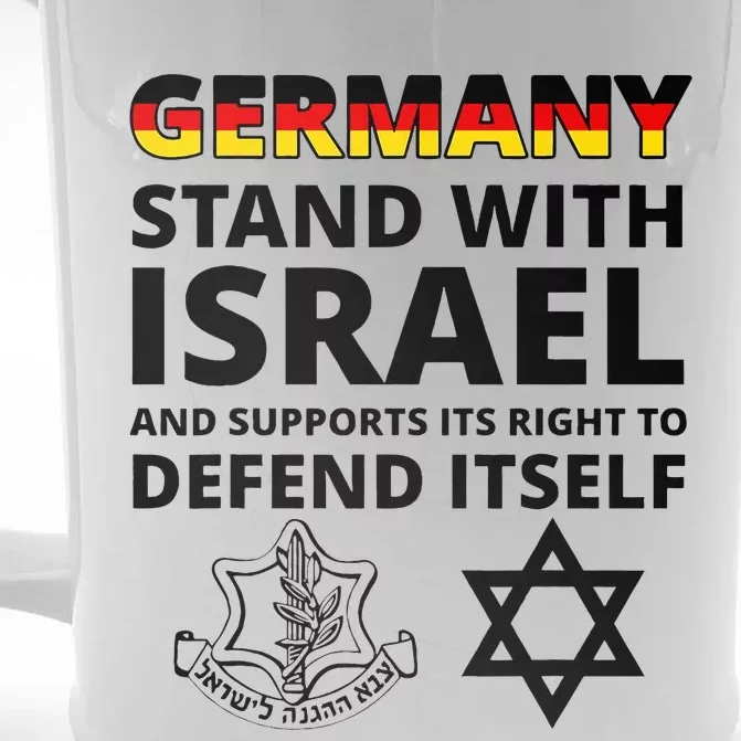 Germany Israel Deutsch with IDF Army Zava Zahal Shalom Tzhal Front & Back Beer Stein