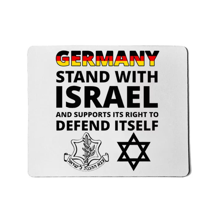 Germany Israel Deutsch with IDF Army Zava Zahal Shalom Tzhal Mousepad