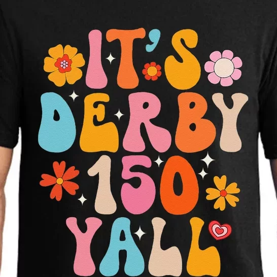 Groovy ItS Derby 150 Yall Horse Racing Ky Derby Horse Pajama Set