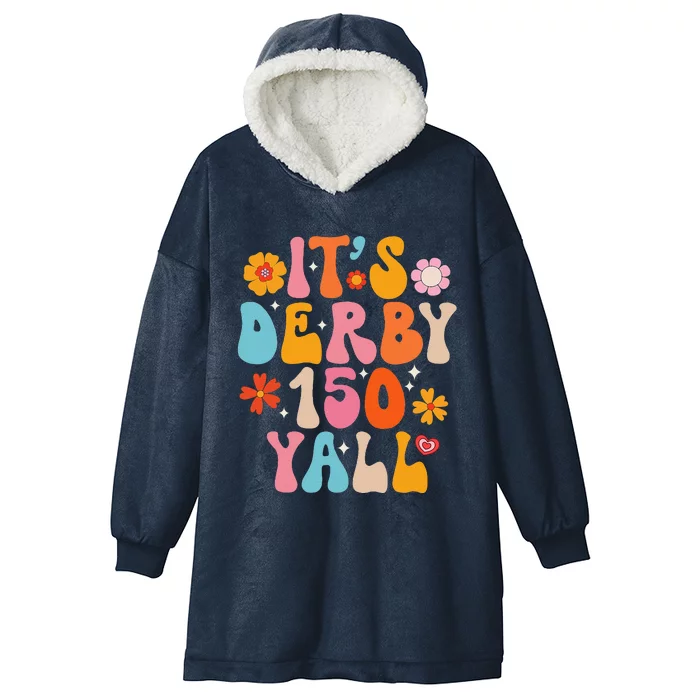 Groovy ItS Derby 150 Yall Horse Racing Ky Derby Horse Hooded Wearable Blanket