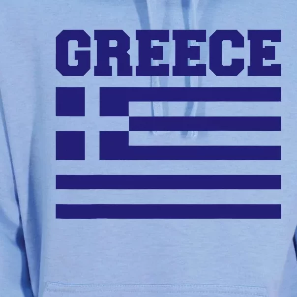 Greece Independence Day Greek Flag Heart Unisex Surf Hoodie