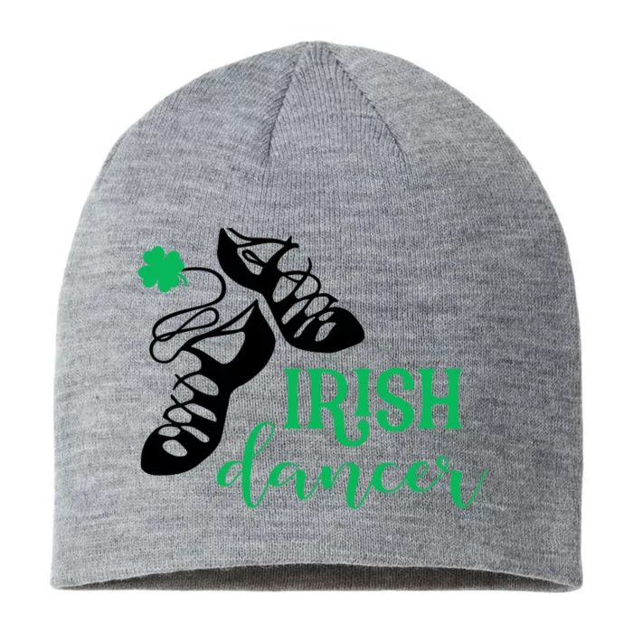 Girl Irish Dancer Irish Dance Girl Dancing 8 1/2in Sustainable Knit Beanie