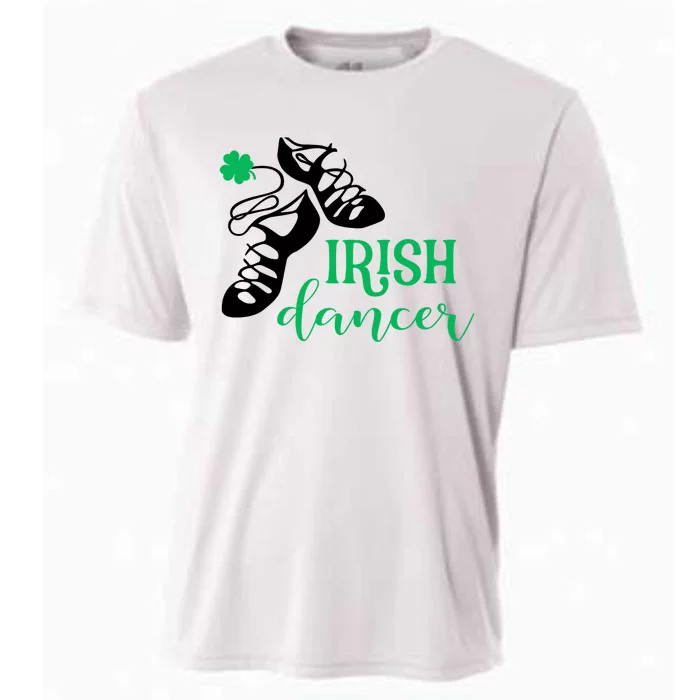 Girl Irish Dancer Irish Dance Girl Dancing Cooling Performance Crew T-Shirt