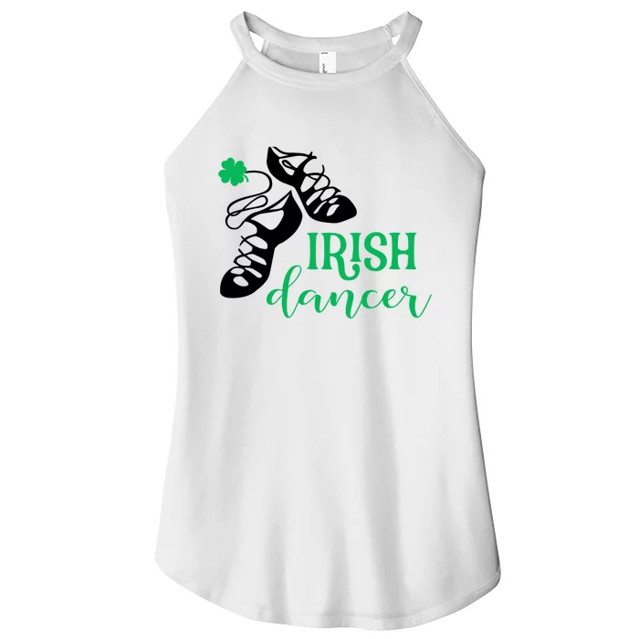 Girl Irish Dancer Irish Dance Girl Dancing Women’s Perfect Tri Rocker Tank