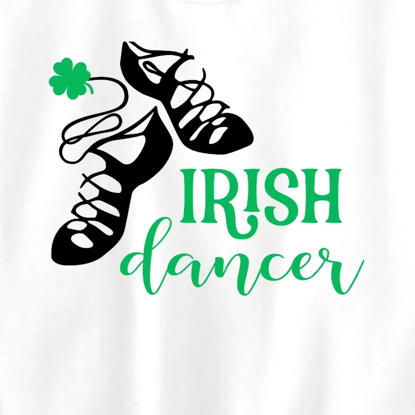 Girl Irish Dancer Irish Dance Girl Dancing Kids Sweatshirt