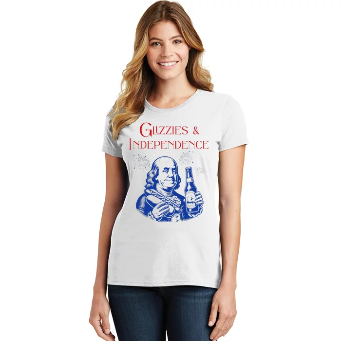 Glizzies & Independence Day Funny 4th Of July Women's T-Shirt