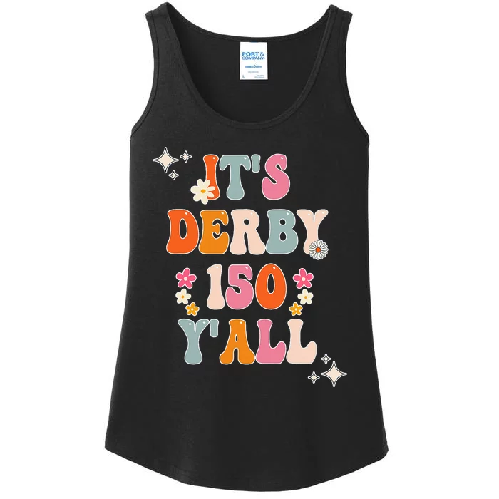 Groovy ItS Derby 150 Yall Horse Racing Ky Ladies Essential Tank