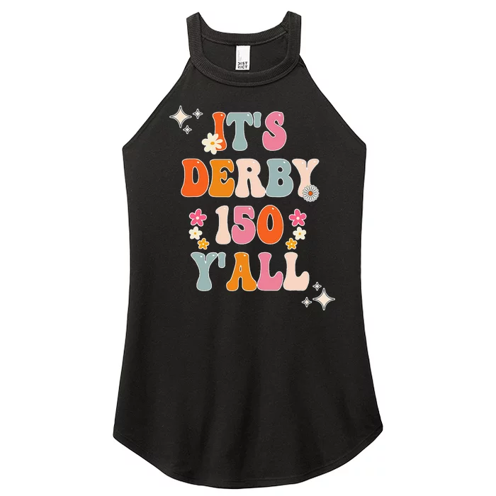 Groovy ItS Derby 150 Yall Horse Racing Ky Women’s Perfect Tri Rocker Tank